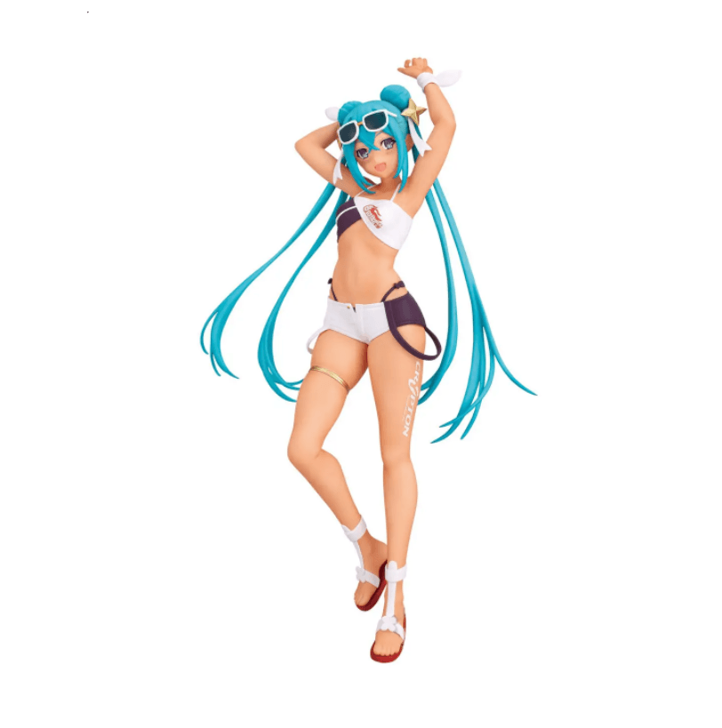 Оригінальні Аніме Фігурки Hatsune Miku Racing Ver. Racing Miku 2023 Tropical Ver.