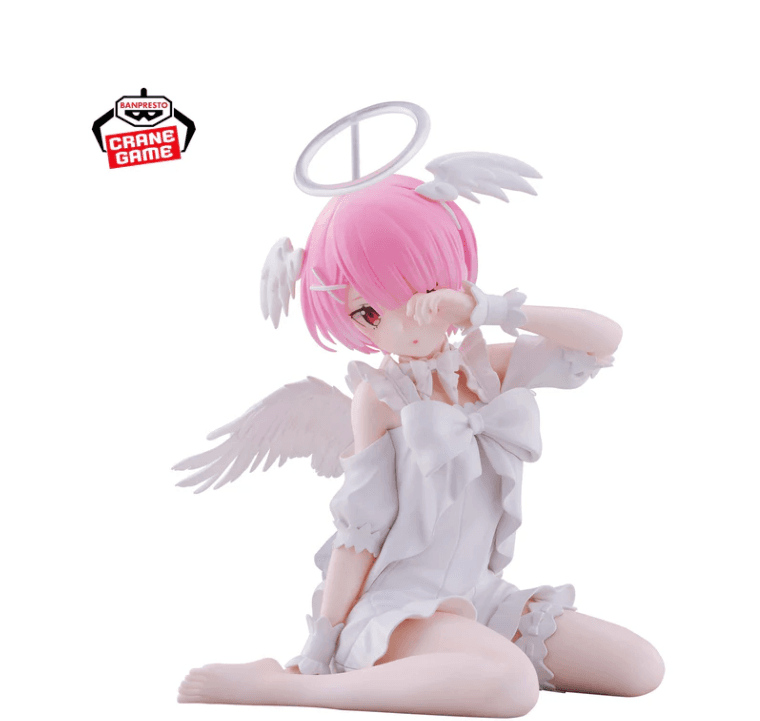Оригінальна Аніме Фігурка Рам Re:Zero Relax Time Sweet Angel Ver. Banpresto