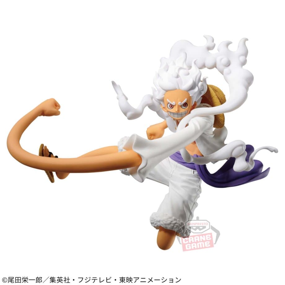 Original Banpresto ONE PIECE BATTLE RECORD COLLECTION Monkey D. Luffy Gear 5 Figure