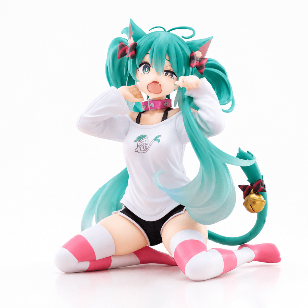 Hatsune Miku Desktop Cute Figure Nekomimi T-Shirt Ver.