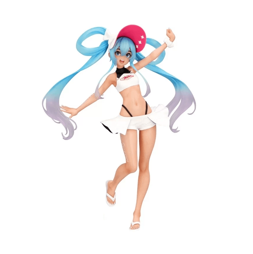 Оригінальні Аніме Фігурки Racing Miku 2024 Summer Holiday Ver. Trio-Try-iT Figure