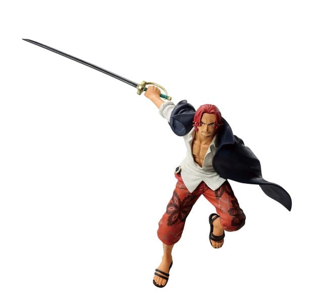 Original Banpresto ONE PIECE BATTLE RECORD COLLECTION Shanks Figure