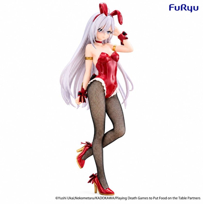 Original FuRyu Playing Death Games to Put Food on the Table BiCute Bunnies Yuki Figure