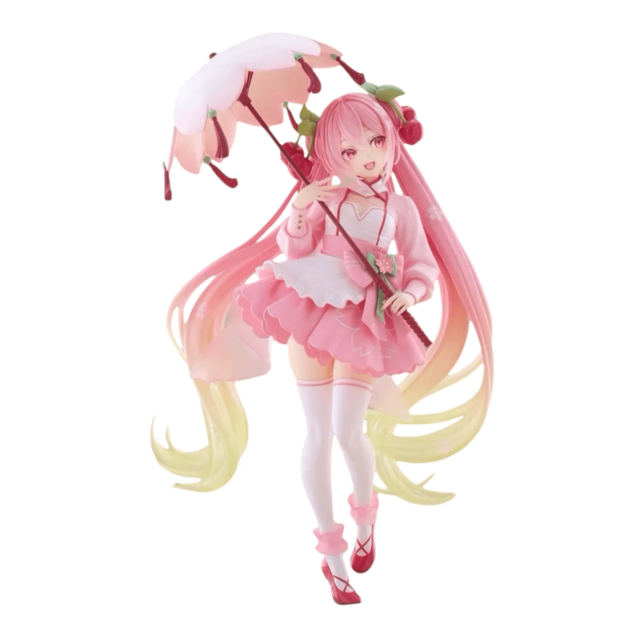 Оригінальні Аніме Фігурки Sakura Miku AMP+ Sakura Dress Ver.