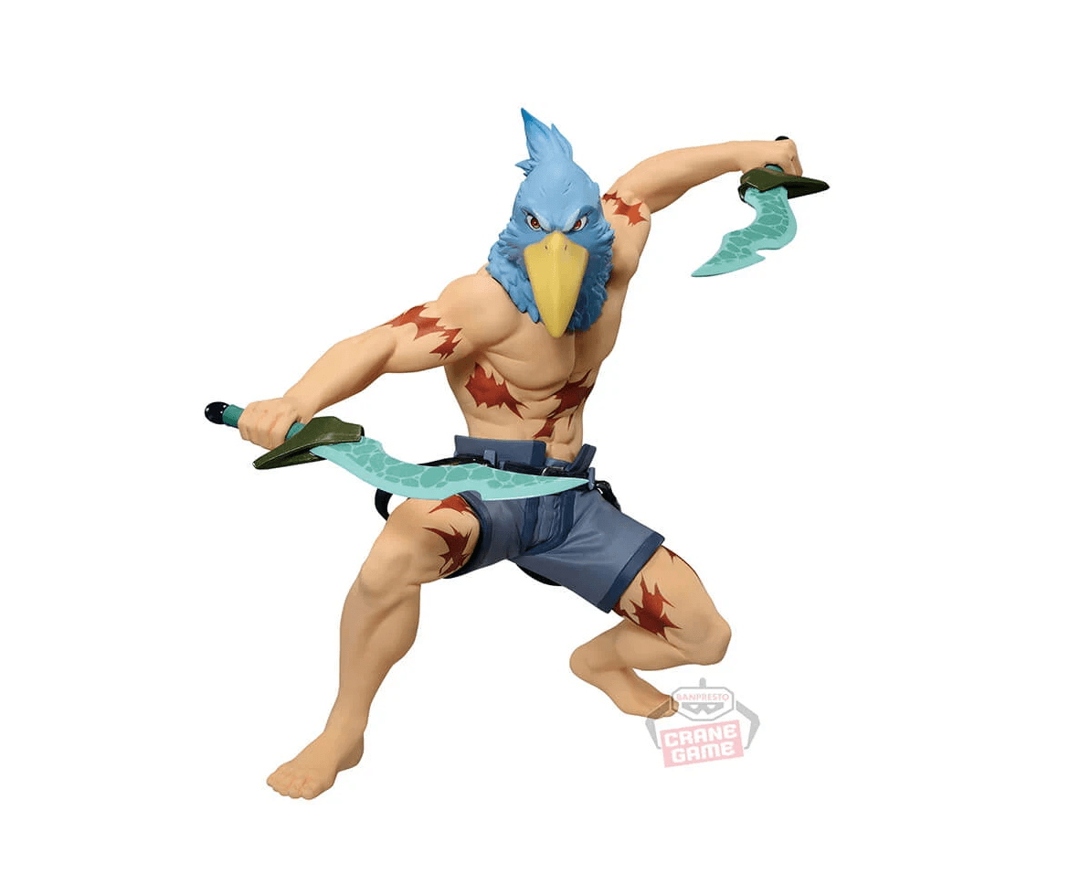 Original Shangri-La Frontier Sunraku Figure — Banpresto/Оригінальна аніме-фігурка Санраку з парними кинджалами — Кордон Шанґрі-Ла, Banpresto