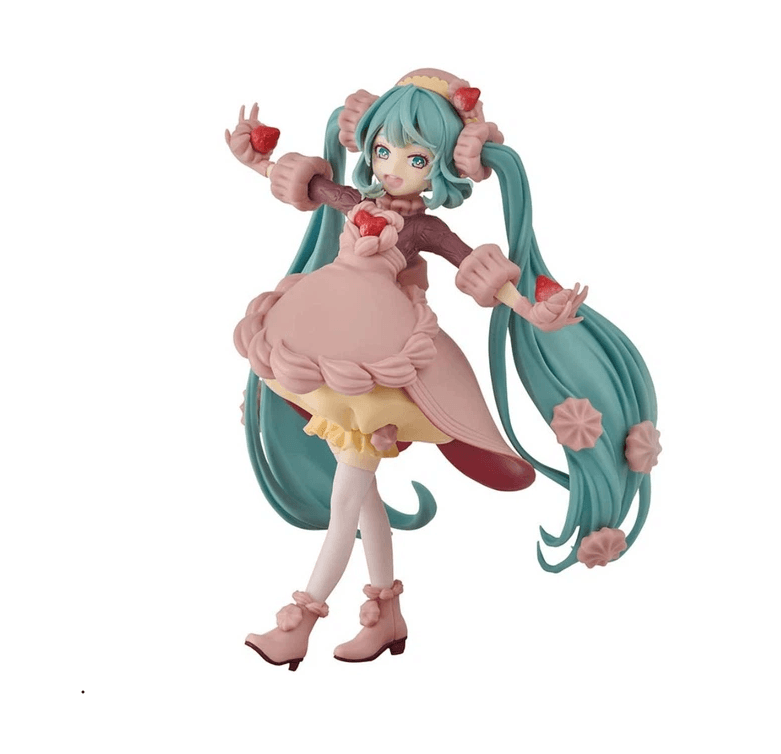 Оригінальні Аніме Фігурки Hatsune Miku Sweet Sweet Strawberry Choco Short Figure