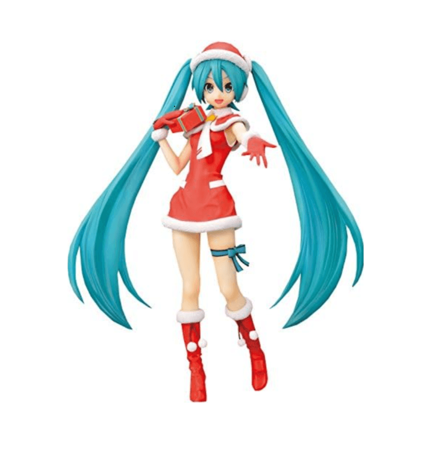 Оригінальні Аніме Фігурки Hatsune Miku Project DIVA F 2nd SPM Figure Christmas Ver. 1.5