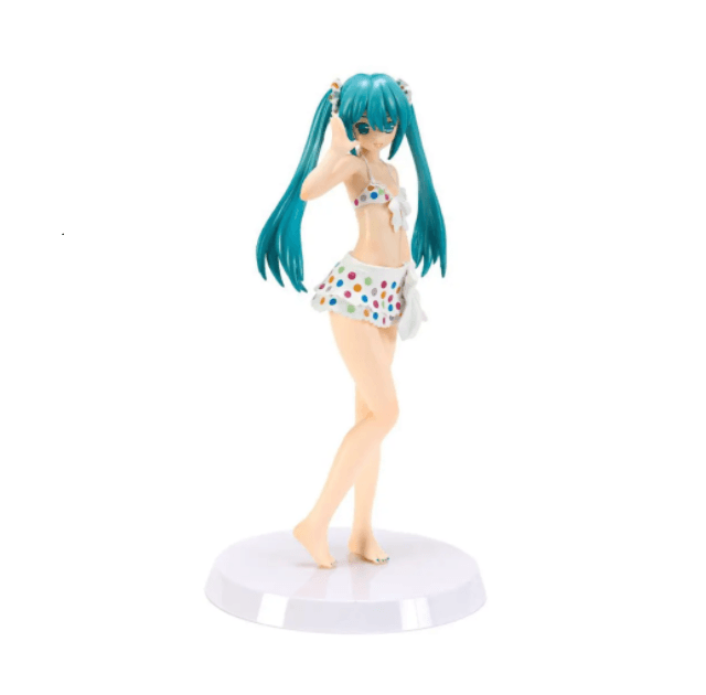 Оригінальні Аніме Фігурки Hatsune Miku Project DIVA-F Premium Figure Polka Dot Style Bikini/ Swimsuit Ver/