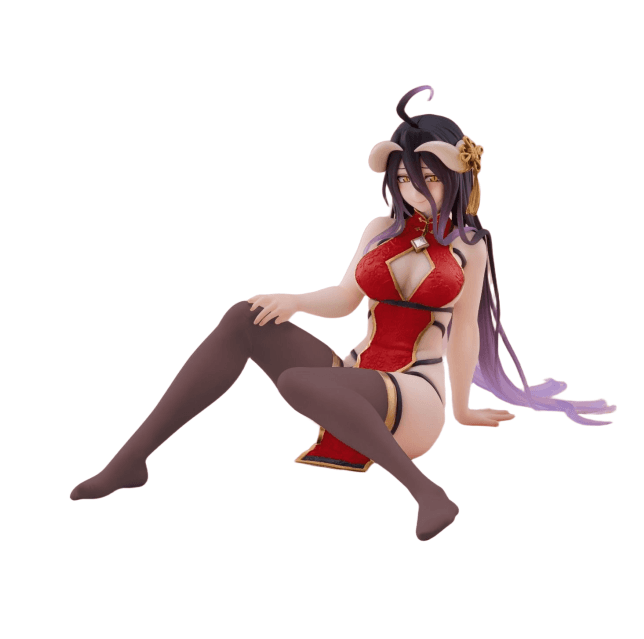 Оригінальні Аніме Фігурки Overlord Desktop Cute Figure Albedo Chinese Dress Ver. Renewal Edition.