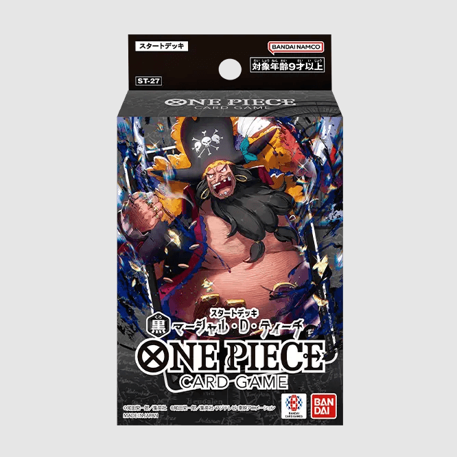 Original Japanese Bandai ONE PIECE CARD GAME Starter Deck Black Marshall.D.Teach ST-27