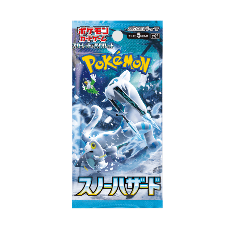 Original Pokémon Card Game Scarlet & Violet SV2P Snow Hazard Japanese Booster Pack